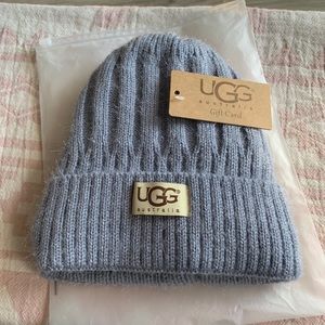 NWT UGG Blue/Grey Knit Toque